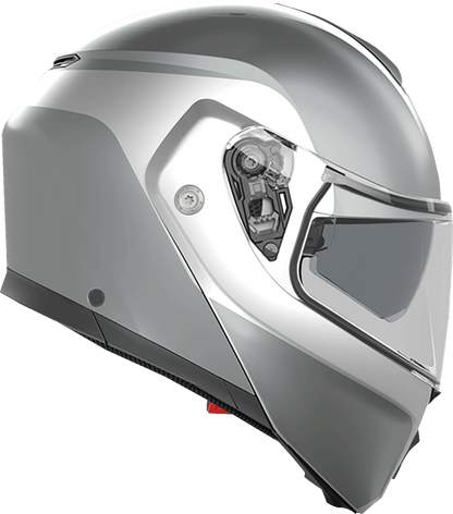 AGV Streetmodular Helmet Levico Double Light Gray 2XL - Versatile Motorcycle Helmet with Pinlock® 70 MaxVision™