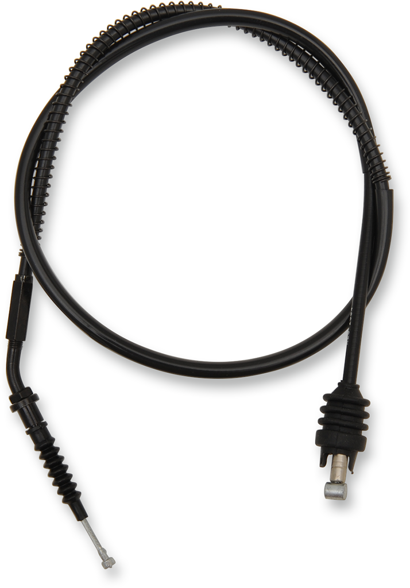 Parts Unlimited vinyl clutch cable for Yamaha motorcycle, featuring durable construction and precise fit for reliable clutch operation.