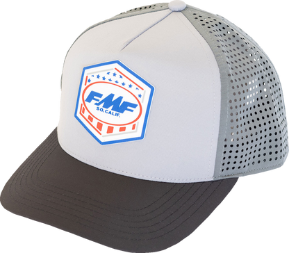 FMF United Hat Gray SU24196905GRY - Stylish and Functional Cap with Air Mesh Sides