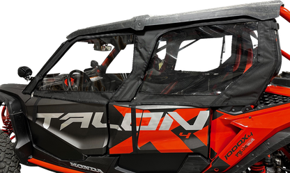 Moose Offroad Honda Talon 2020-2024 side enclosures, HT4SE-11, durable black protective panels for off-road side coverage.