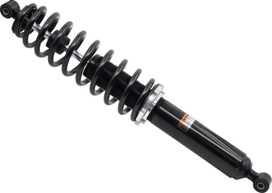 Moose Offroad front heavy-duty gas shock with adjustable preload for Polaris vehicles, durable off-road suspension component