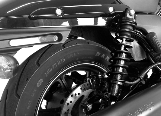 Legend Suspension REVO-A Street Shock 14-inch black suspension shock absorber for trucks and off-road vehicles.