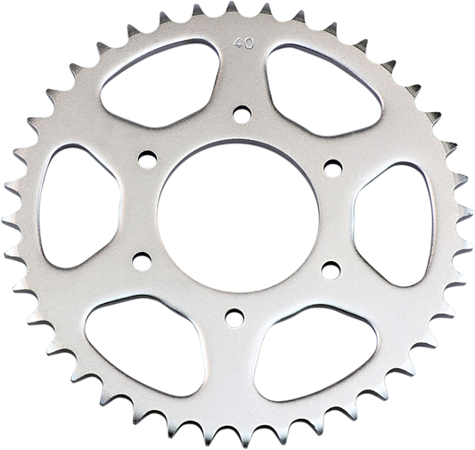 Parts Unlimited rear sprocket for Suzuki, 40-tooth motorcycle sprocket with part number PU64511-30700, shown in the image.