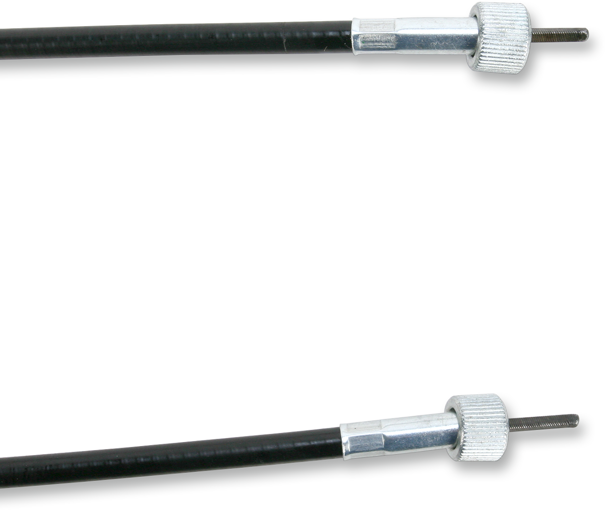 Parts Unlimited Yamaha speedometer cable, part 341-83550-01, showing the coiled metal cable with connector ends.