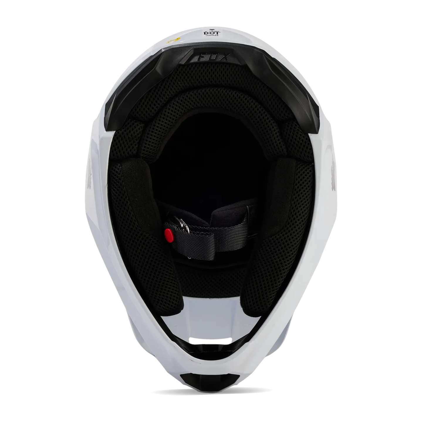Howling Moto Fox V1 Core MIPS motocross helmet with DOT certification, featuring a sleek design and secure chin strap.