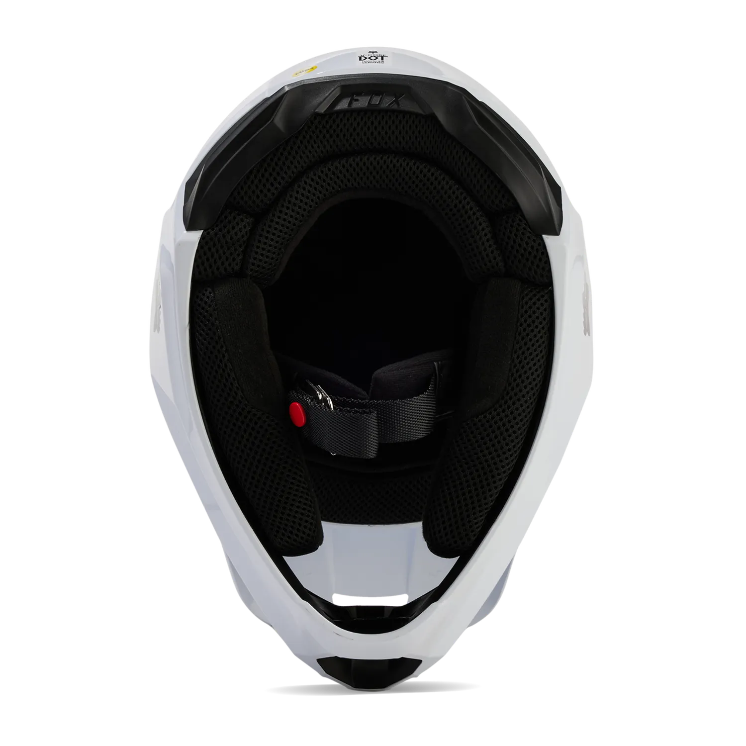Howling Moto Fox V1 Core MIPS motocross helmet with DOT certification, featuring a sleek design and secure chin strap.