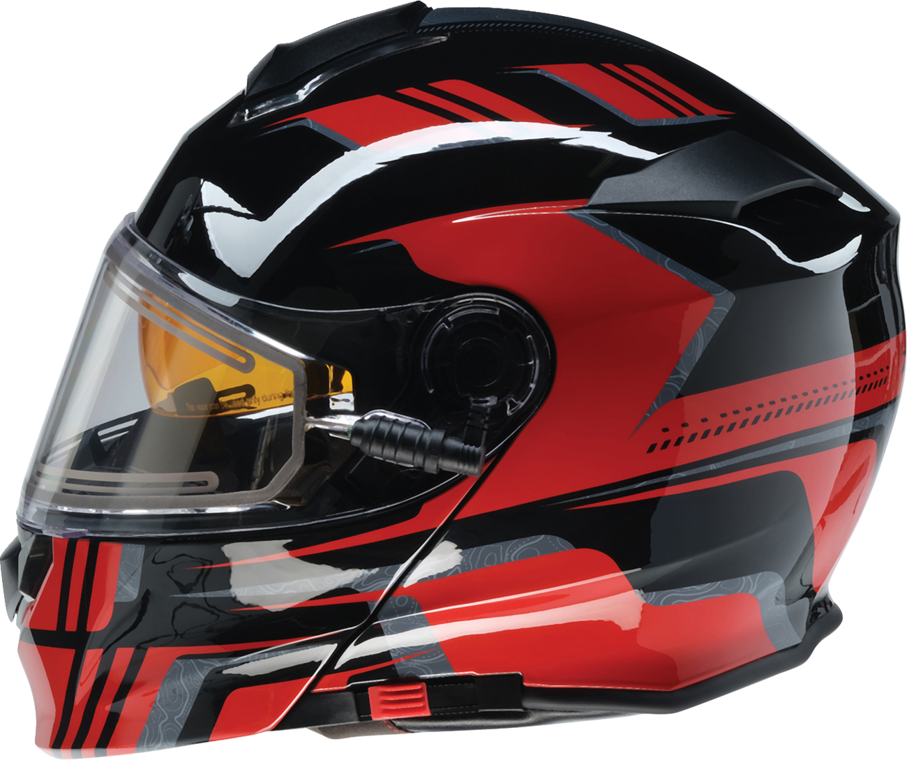 Z1R, Z1R Solaris 2.0 Helmet First Tracks Electric Dual Pane Shield Black/Red Medium 0120-0827