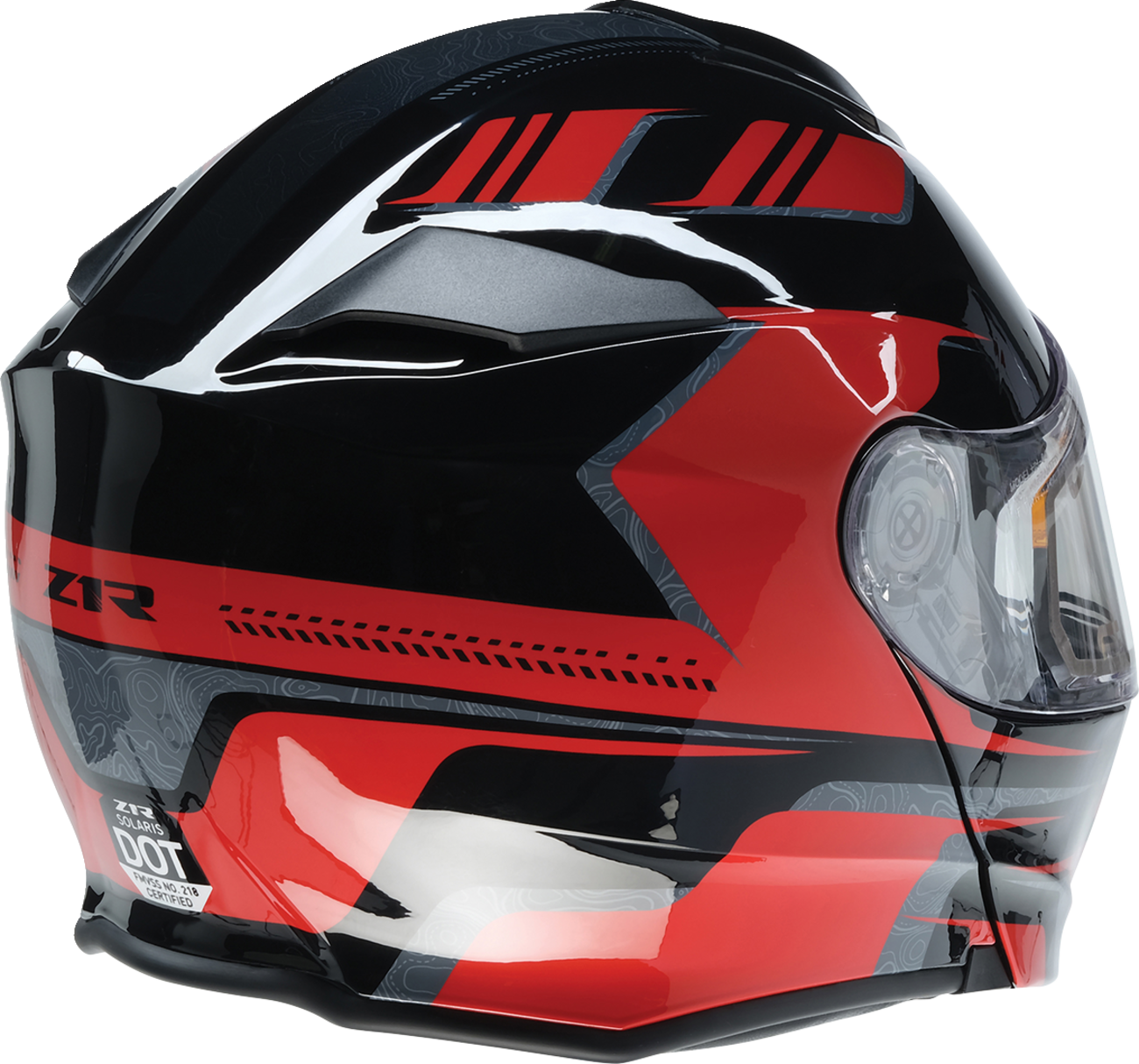 Z1R, Z1R Solaris 2.0 Helmet First Tracks Electric Dual Pane with Amber Sun Visor - Large by Z1R Part 0120-0828