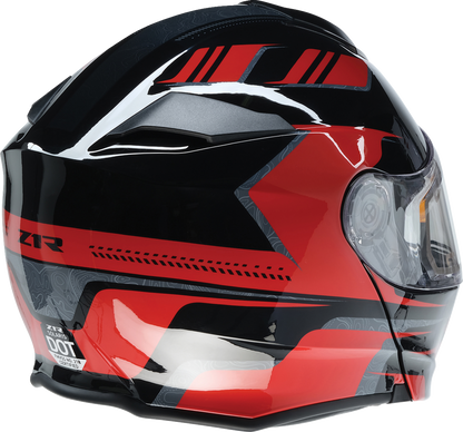Z1R, Z1R Solaris 2.0 Helmet First Tracks Electric Dual Pane with Amber Sun Visor - Large by Z1R Part 0120-0828