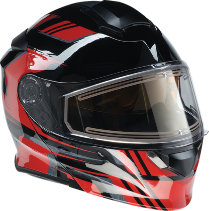 Z1R, Z1R Solaris 2.0 Helmet First Tracks Electric Dual Pane Shield Black/Red Medium 0120-0827
