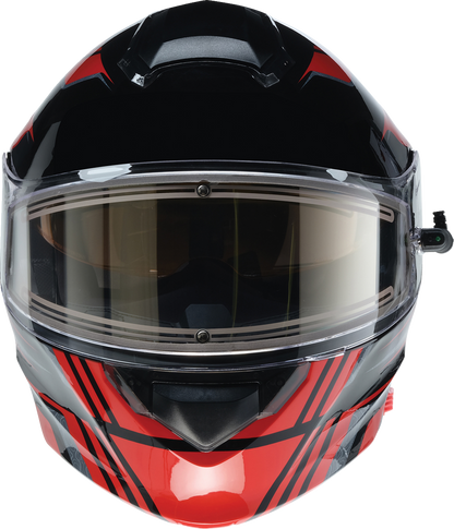 Z1R, Z1R Solaris 2.0 Helmet First Tracks Electric Dual Pane with Amber Sun Visor - Large by Z1R Part 0120-0828