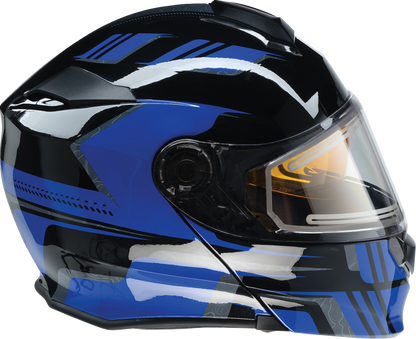 Z1R, Z1R Solaris 2.0 Helmet First Tracks Electric Dual Pane with Amber Sun Visor - XS by Z1R Part 0120-0831