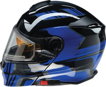 Z1R, Z1R Solaris 2.0 Helmet First Tracks Electric Dual Pane with Amber Sun Visor - XS by Z1R Part 0120-0831