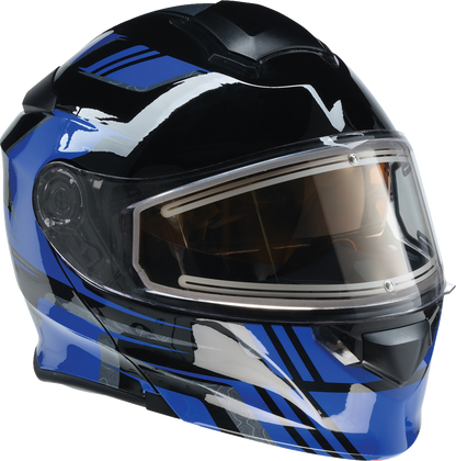 Z1R Solaris 2.0 helmet in 2XL size featuring electric dual-pane visor, black design with reflective accents.
