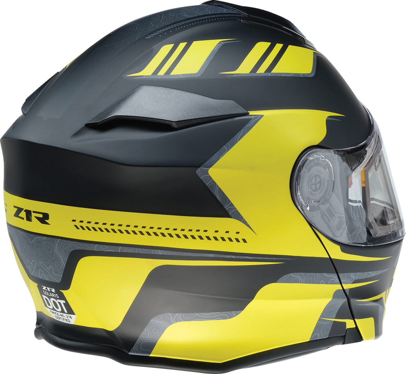 Z1R, Z1R Solaris 2.0 Helmet - First Tracks Electric Dual Pane Shield - Black/Hi-Viz, Medium (Part #0120-0839)