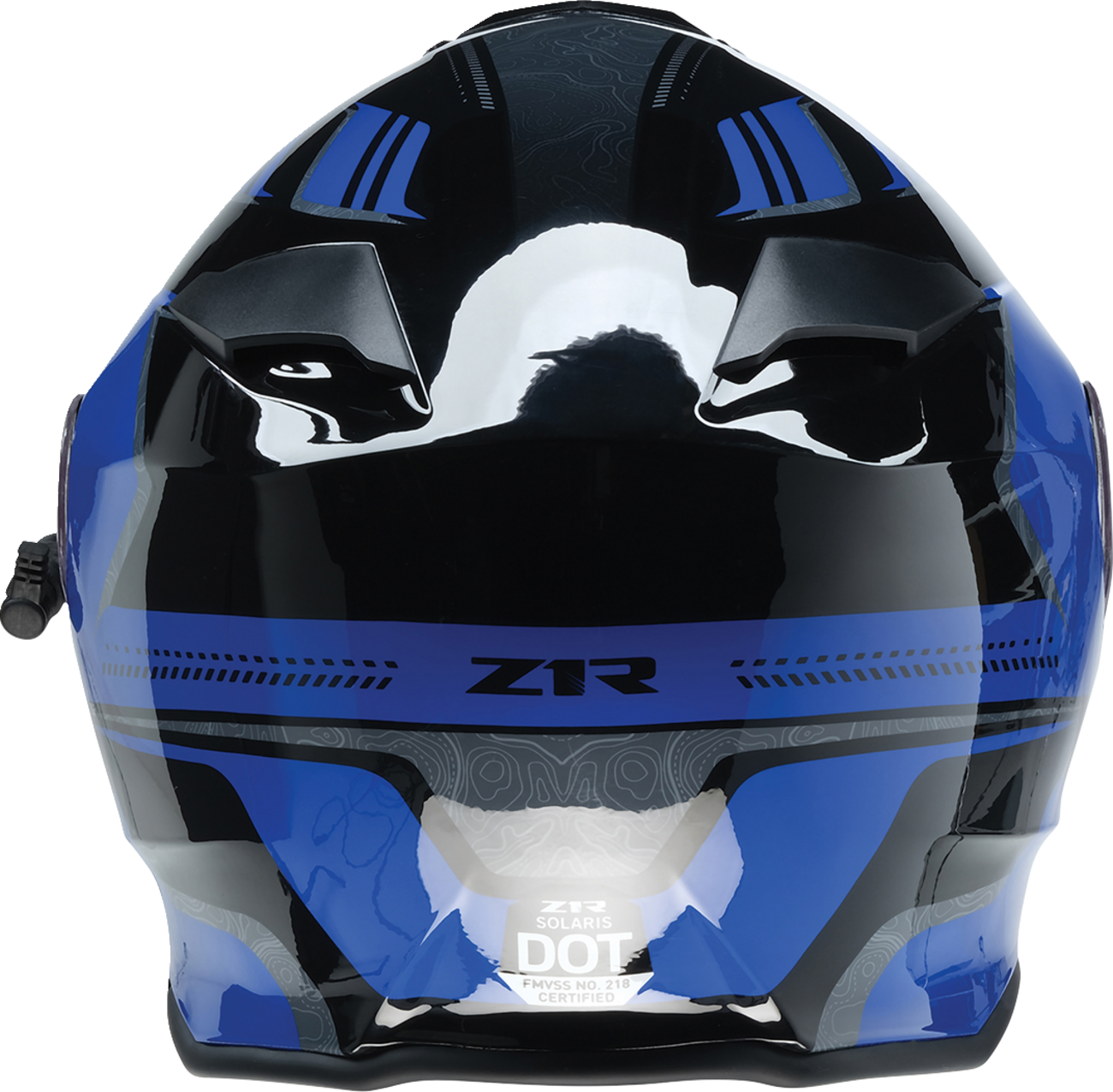 Z1R Solaris 2.0 Electric Dual Pane Helmet in 2XL, with sleek design and clear visor, designed for motorcycle riding protection.