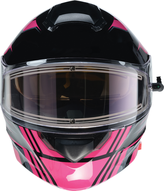 Z1R, Z1R Solaris 2.0 Helmet First Tracks Electric Dual Pane with Amber Sun Visor - XS by Z1R, Part 0120-0843