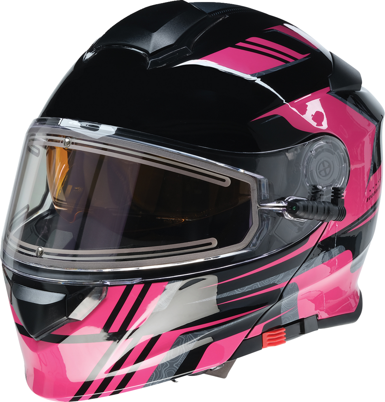 Z1R, Z1R Solaris 2.0 Helmet - First Tracks Electric Dual Pane Shield with Amber Sun Visor - Medium