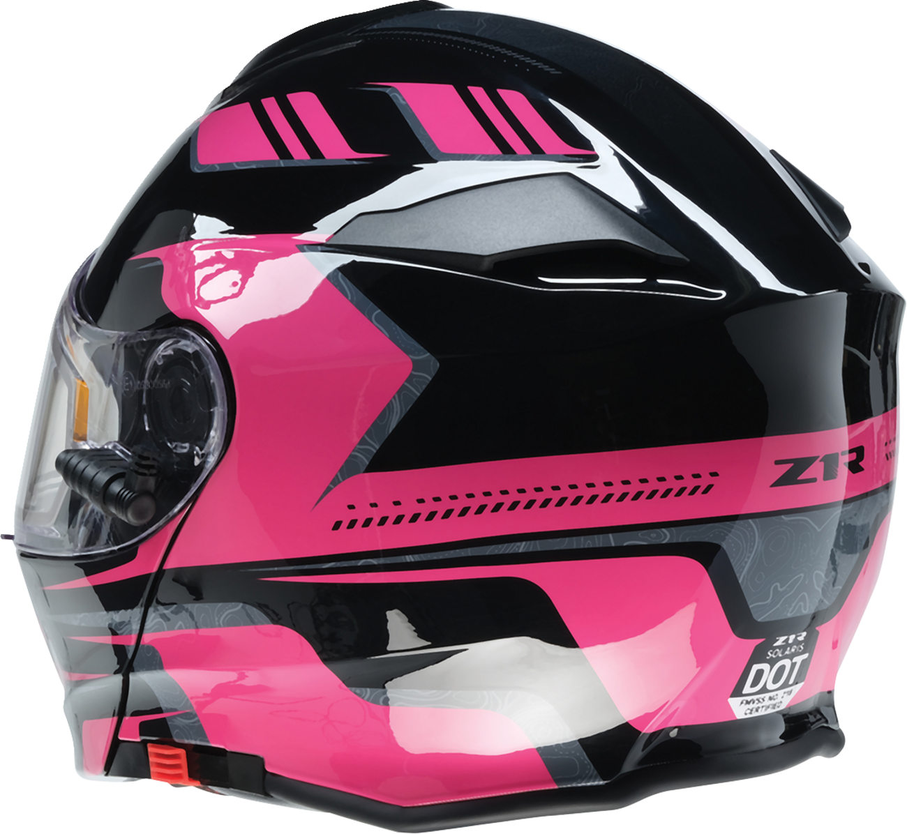 Z1R, Z1R Solaris 2.0 Helmet - First Tracks Electric Dual Pane Shield with Amber Sun Visor - Medium