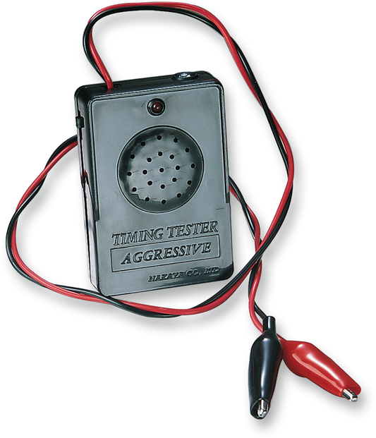 Parts Unlimited LM4100 ignition timing tester for precise point check and continuity testing of motorcycle or vehicle ignition systems.