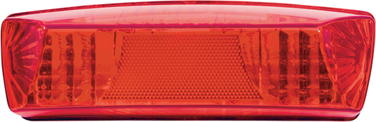 PARTS UNLIMITED Arctic Cat taillight lens, replacement part with clear and red sections for vehicle lighting.