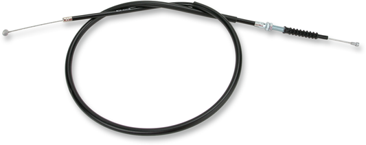 Parts Unlimited vinyl clutch cable for Honda, model 22870-MF5-000, showing the black cable with protective vinyl coating.