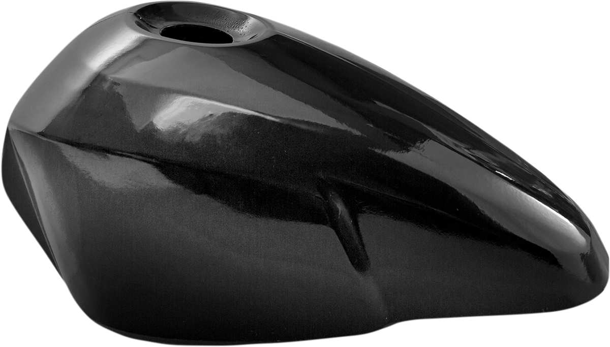 Bill's Exhausts SADDLEMEN Ronan Tank Cover Z4241 for motorcycle seat, black leather with detailed stitching.