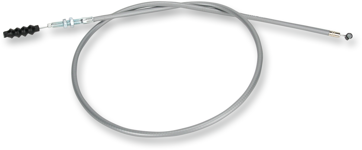 Parts Unlimited vinyl clutch cable for Honda motorcycles, part number 22870-110-000, with a black vinyl coating and metal connectors.