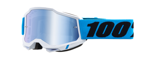 100% Accuri 2 Junior Goggles - Novel - Blue Mirror 50025-00009 - Howling Moto