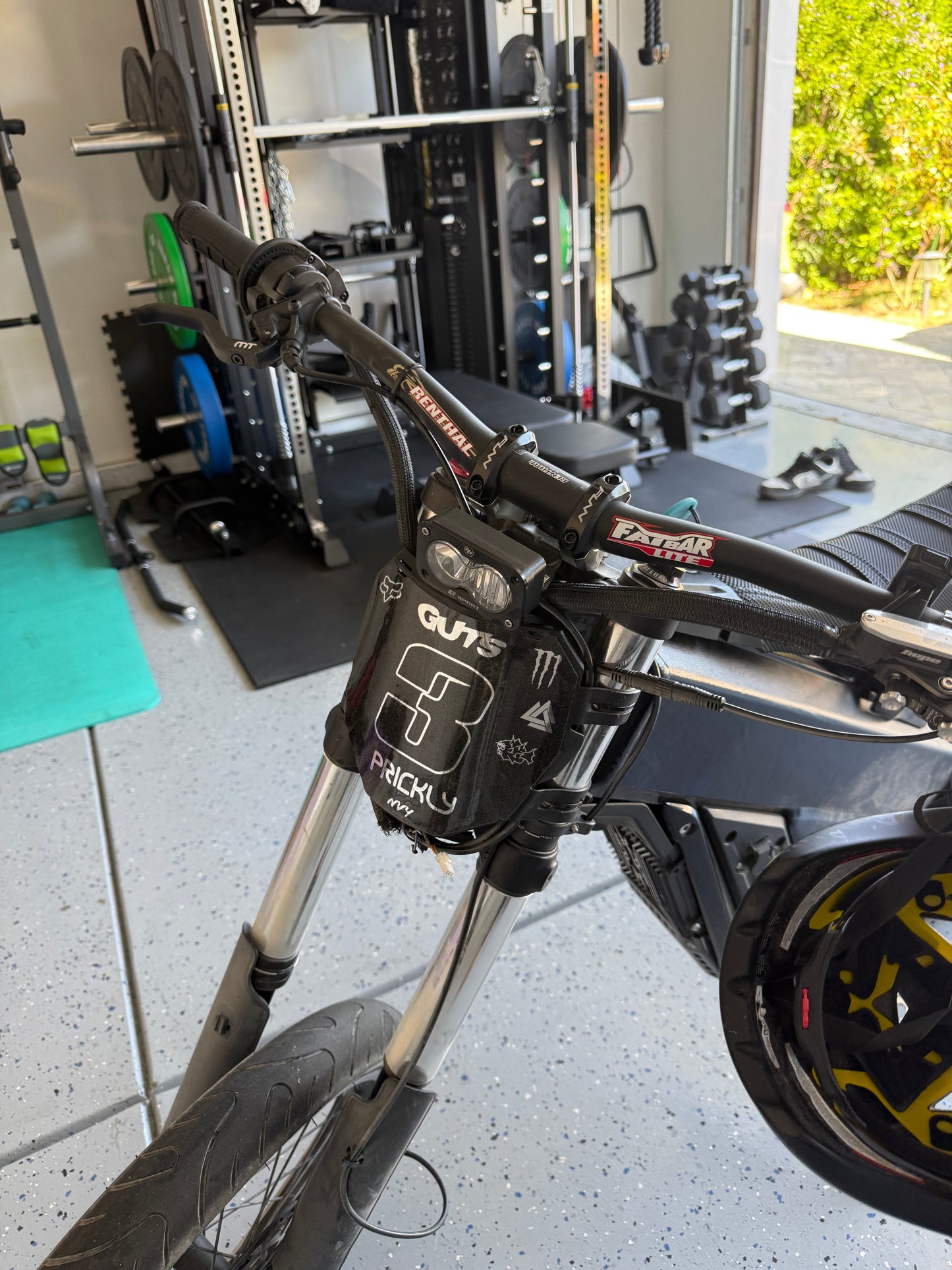 E-Moto Fork Wrap (Reflective Chrome) | Universal E-Bike Fork Protection Wrap
