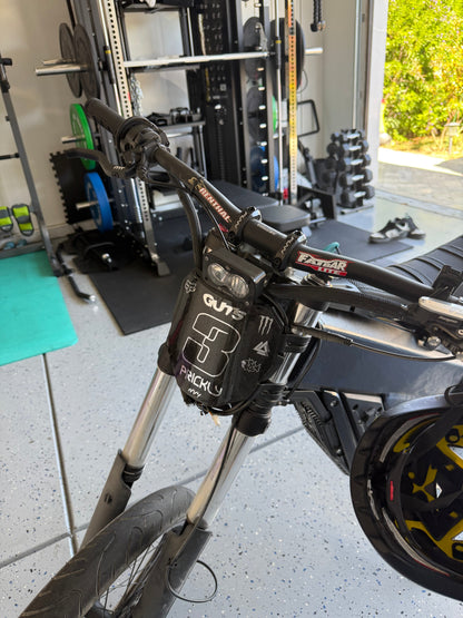 E-Moto Fork Wrap (Reflective Chrome) | Universal E-Bike Fork Protection Wrap