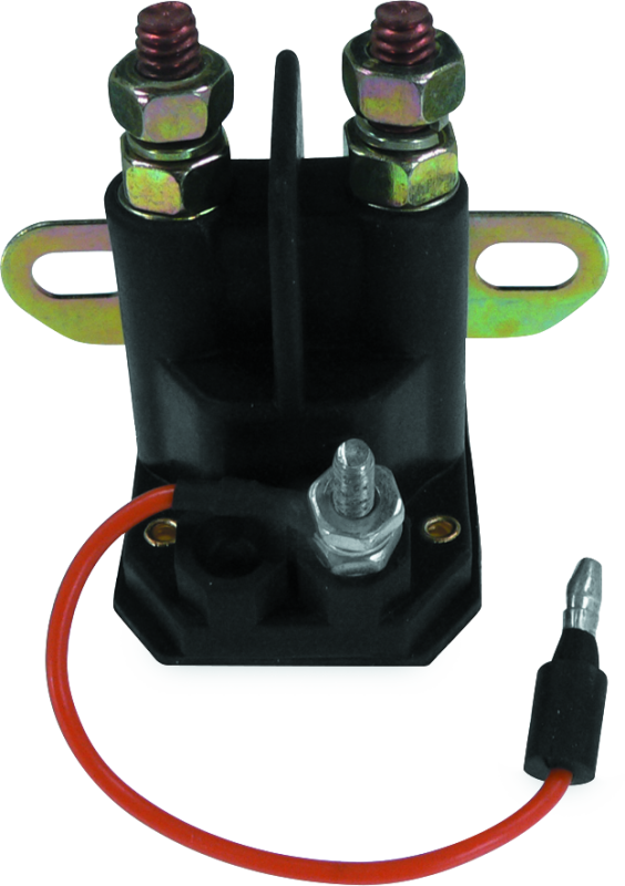 QuadBoss Polaris 300 2x4 starter solenoid and relay part 463740, showing the electrical component with wiring terminals.