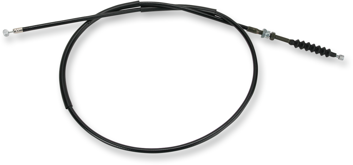 Parts Unlimited black vinyl brake cable for Honda motorcycles, model 45450-290-010, with visible cable and protective coating.