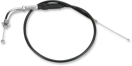Parts Unlimited vinyl-covered throttle cable for 1979-1985 Z50R mini bike, part #17910-181-770, with visible cable and connectors.