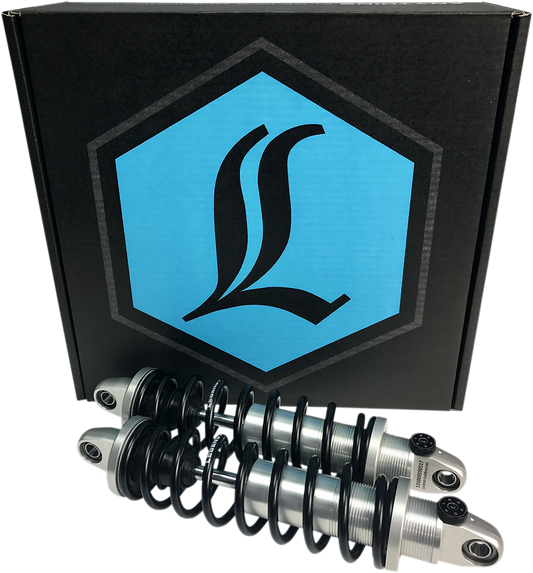 Legend Suspension REVO-A adjustable Dyna coil suspension, 13-inch clear anodized heavy-duty shock absorber.