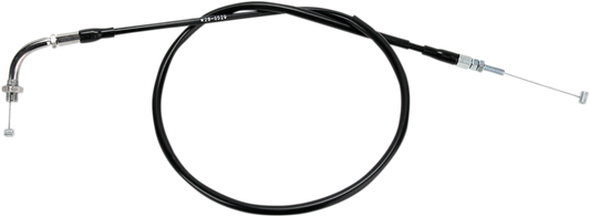 PARTS UNLIMITED vinyl covered throttle cable for 1970-1983 Honda CB/FT motorcycles, shown with connectors and cable details.