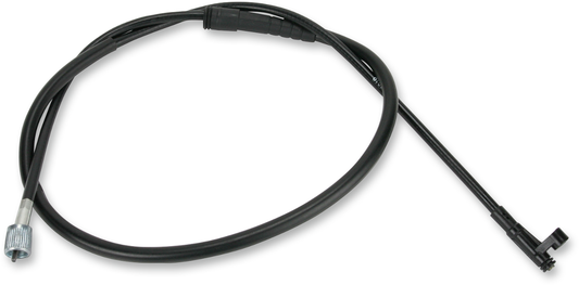 Parts Unlimited Honda speedometer cable 44830-MB2-000, motorcycle replacement part, coiled cable with connectors visible.