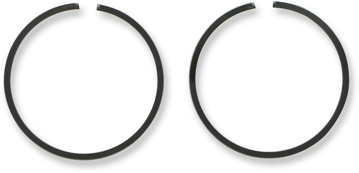 PARTS UNLIMITED Ring Set R09-6712 for piston replacement, showing metallic piston rings on a white background.