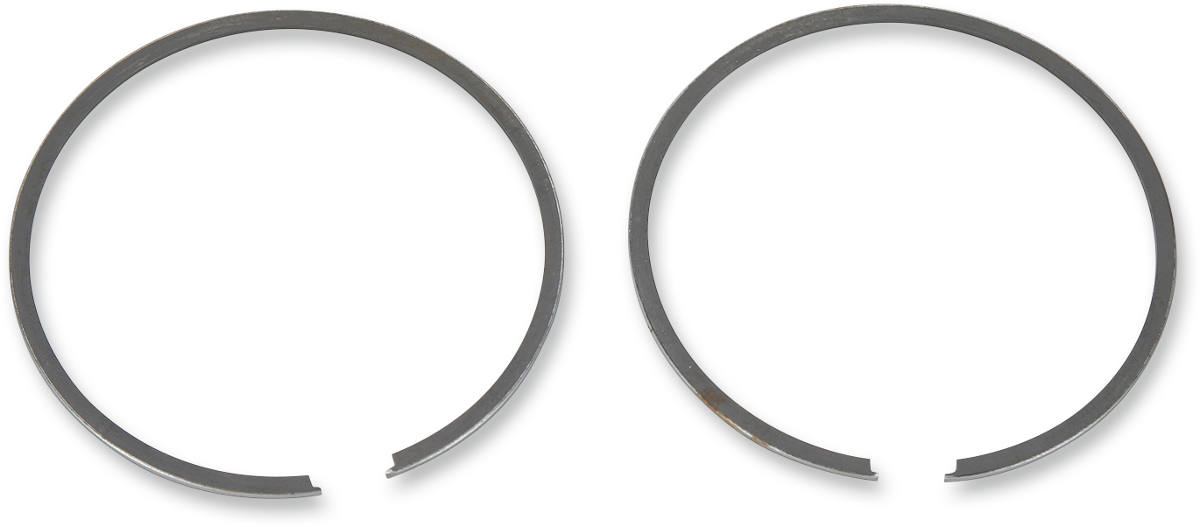 Parts Unlimited R09-681 piston ring set for engine rebuilds, showing close-up of metal piston rings on a white background.