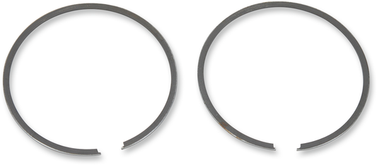 Parts Unlimited R09-681 piston ring set for engine rebuilds, showing close-up of metal piston rings on a white background.