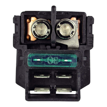 RM STATOR RM09009 starter relay solenoid for automotive starters, showing the high-performance power transfer component.