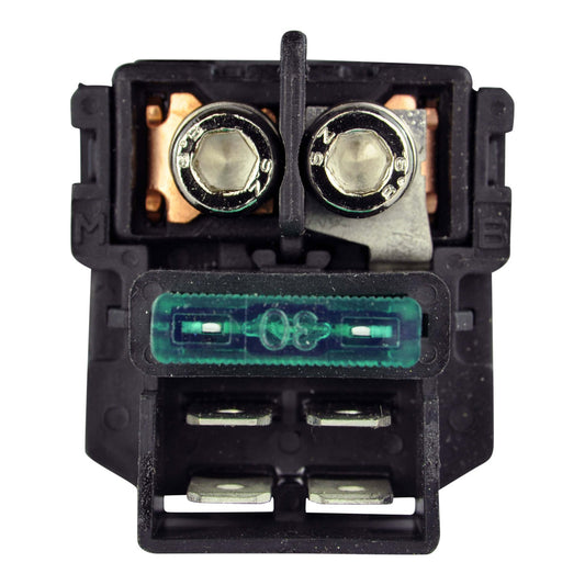 RM STATOR RM09009 starter relay solenoid for automotive starters, showing the high-performance power transfer component.