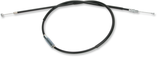 Parts Unlimited vinyl clutch cable for Kawasaki motorcycles, featuring durable construction and secure attachment ends.