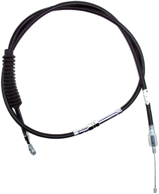 Motion Pro black vinyl clutch LW cable Part #06-0389 with metal fittings and protective outer layer, designed for motorcycle clutch control.