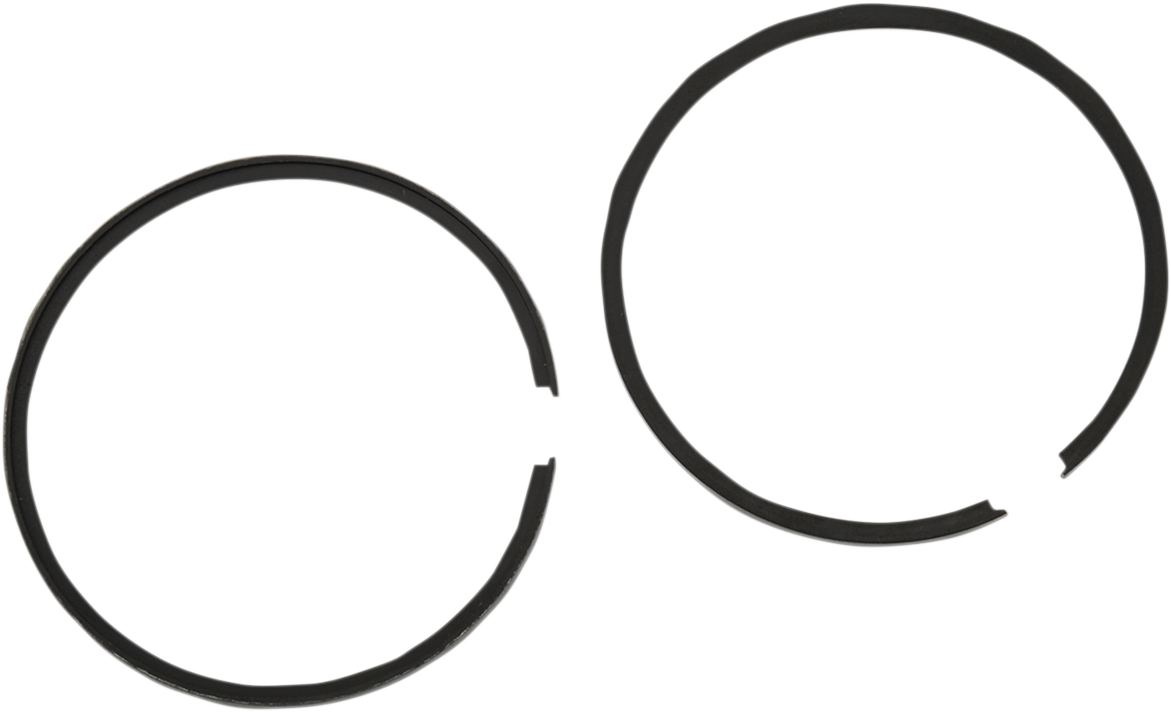 PARTS UNLIMITED ring set R09-7414 for piston replacement, showing metal piston rings on a white background.