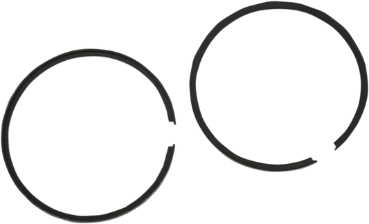 PARTS UNLIMITED ring set R09-7414 for piston replacement, showing metal piston rings on a white background.