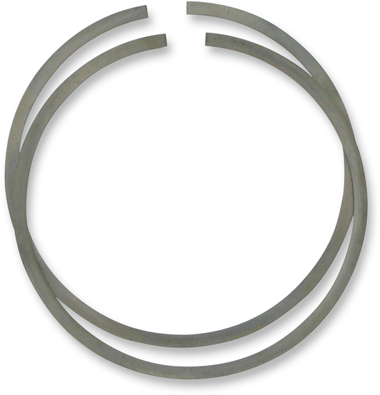 Parts Unlimited R09-7422 piston ring set with multiple metal rings for engine piston replacement, shown in a close-up image.