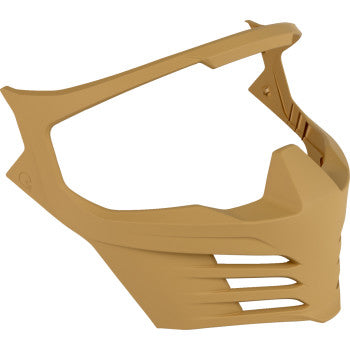 Rubatone tan ICON Elsinore™ helmet mask part for motorcycle helmets, featuring sleek design and durable construction.