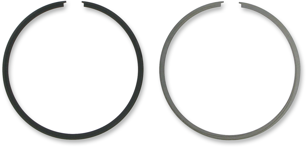 Parts Unlimited R09-7612 piston ring set with multiple metal rings for engine piston replacement.