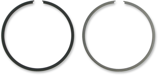 Parts Unlimited R09-7612 piston ring set with multiple metal rings for engine piston replacement.